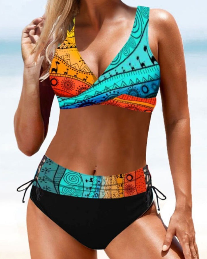 Eva Bright and Colorful Bikini