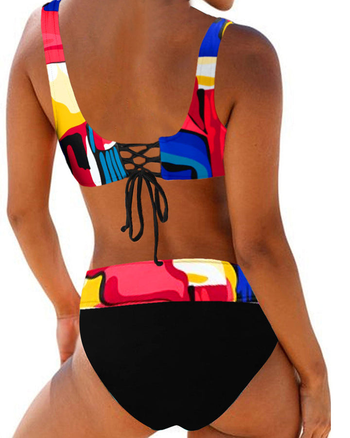 Eva Bright and Colorful Bikini