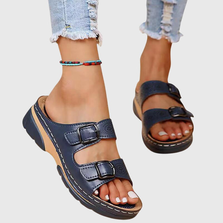 Olivia - Orthopedic Leather Sandals