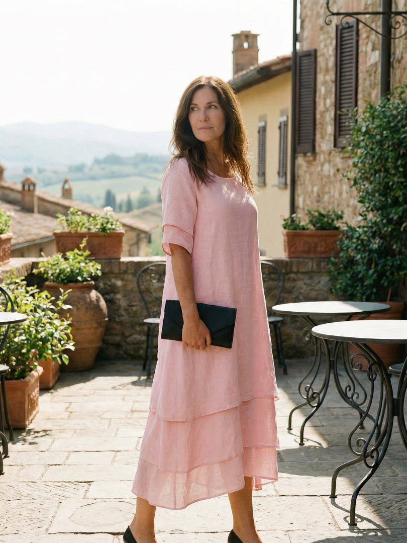 Romantic Soft Layered Date Night Dress