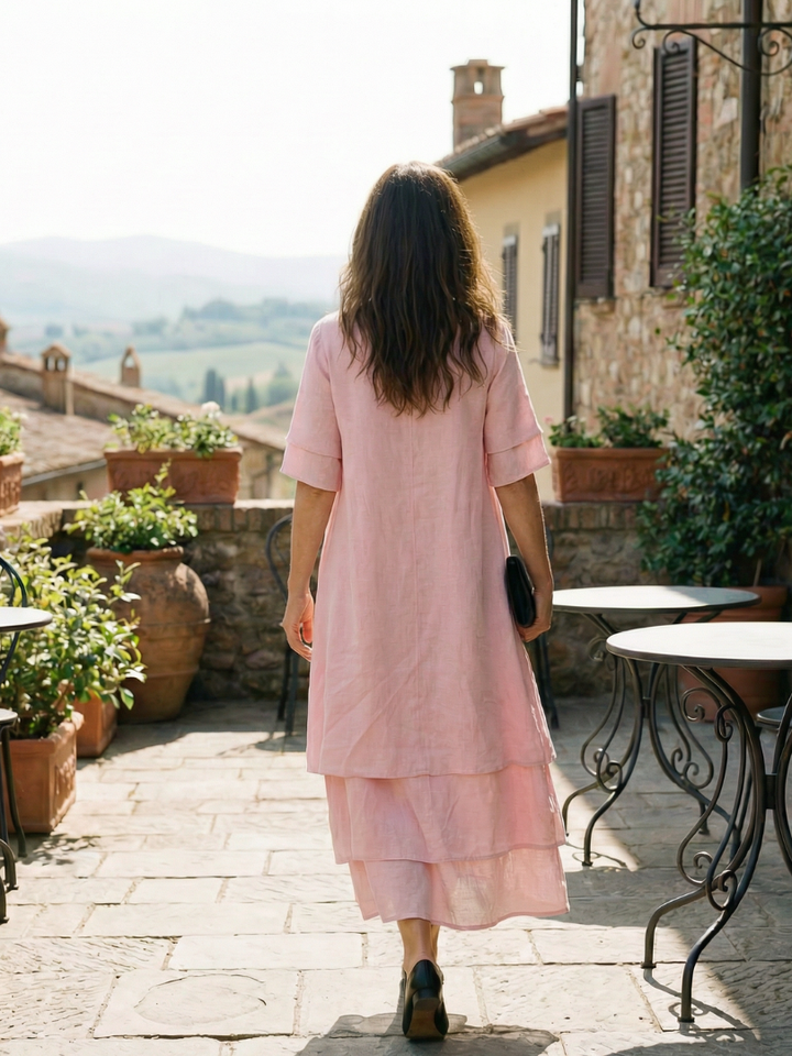 Romantic Soft Layered Date Night Dress
