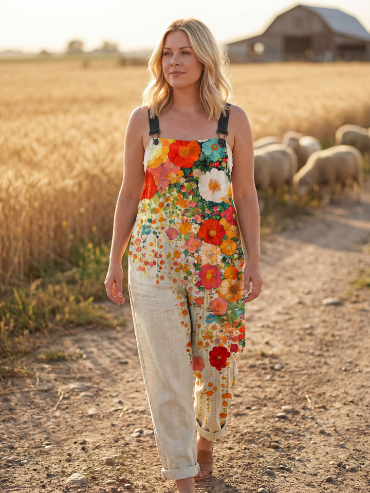Effortless Garden Party Floral Jumpsuit