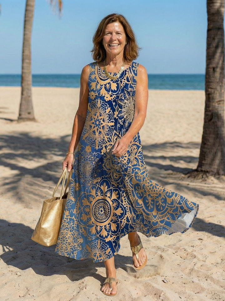 Garden Party Flowy Midi Dress