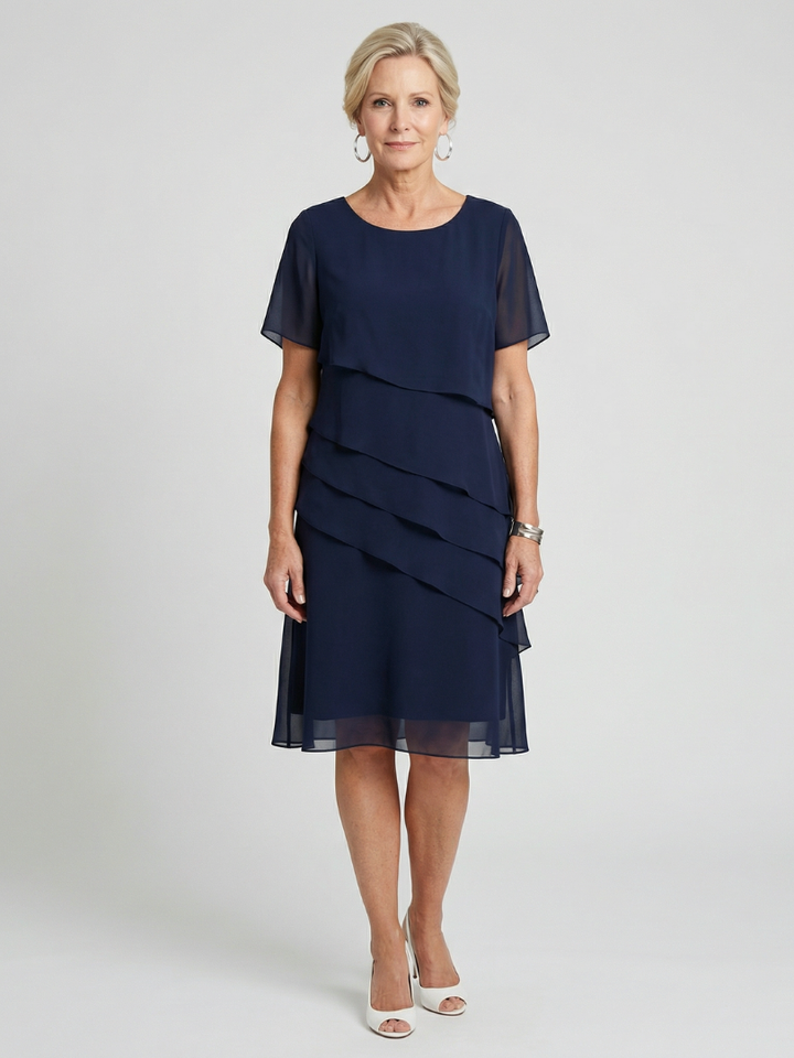 Confidence-Boosting Soft-Sculpting Knee-Length Sheath Dress