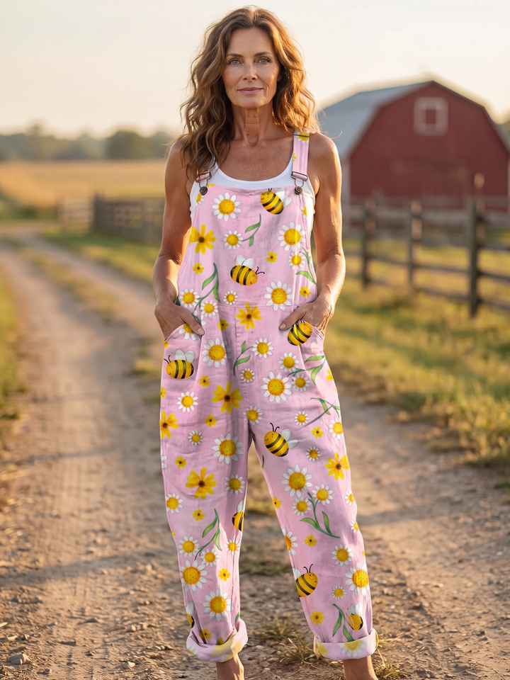 Effortless Garden-Party Floral Wide-Leg Jumpsuit