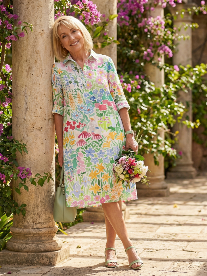 Garden Party Floral Day Dress