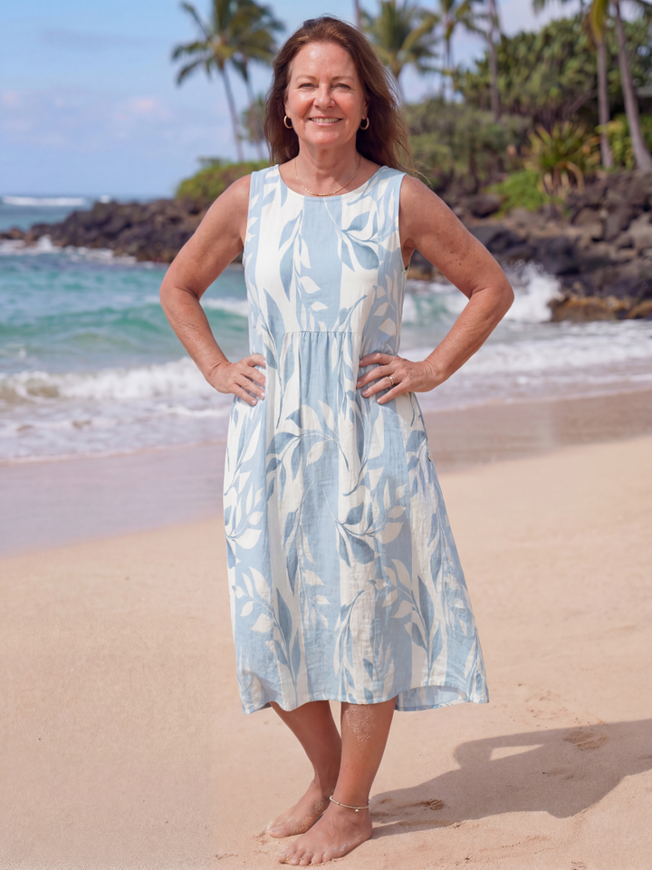 Seaside Getaway Flowy Midi Dress