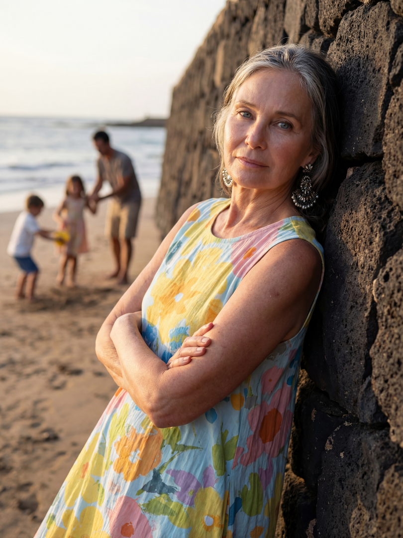Seaside Brunch Textured Midi Dress