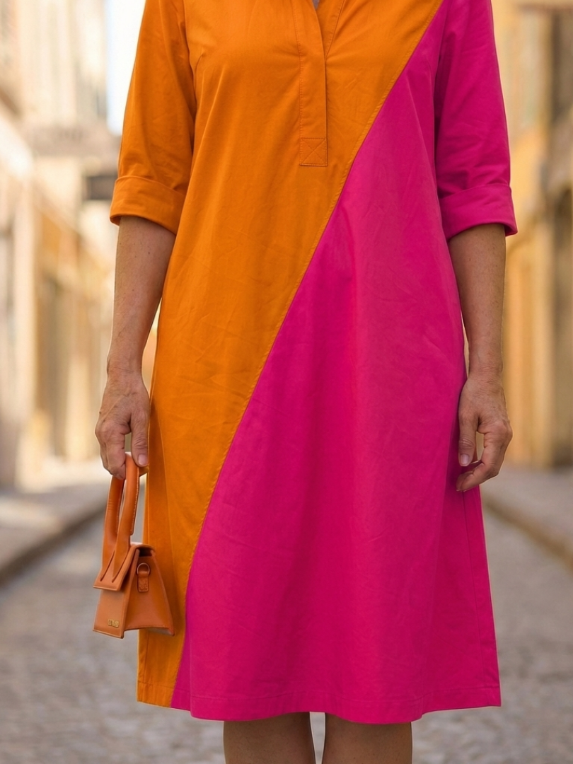 Effortless Sunday Brunch Flowy Day Dress