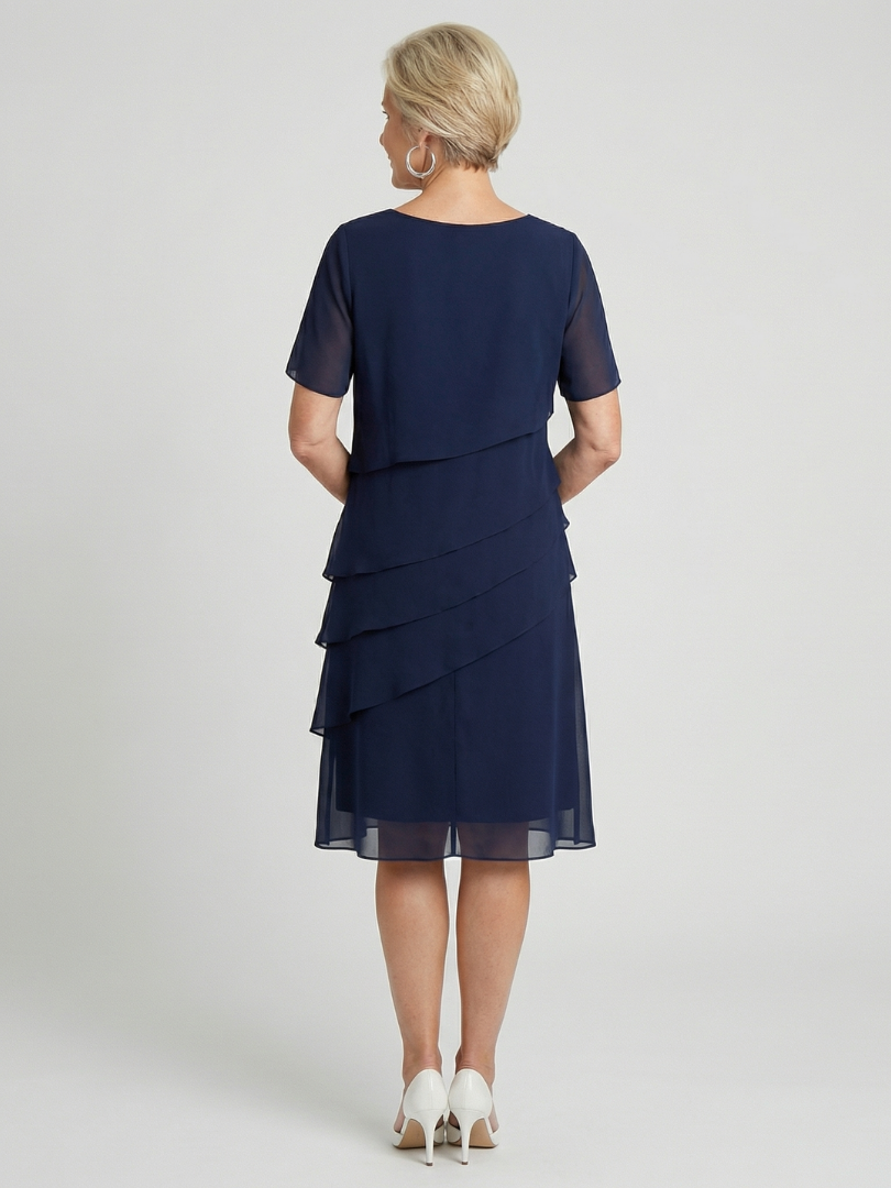Confidence-Boosting Soft-Sculpting Knee-Length Sheath Dress