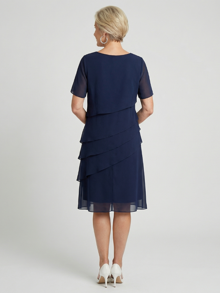 Confidence-Boosting Soft-Sculpting Knee-Length Sheath Dress