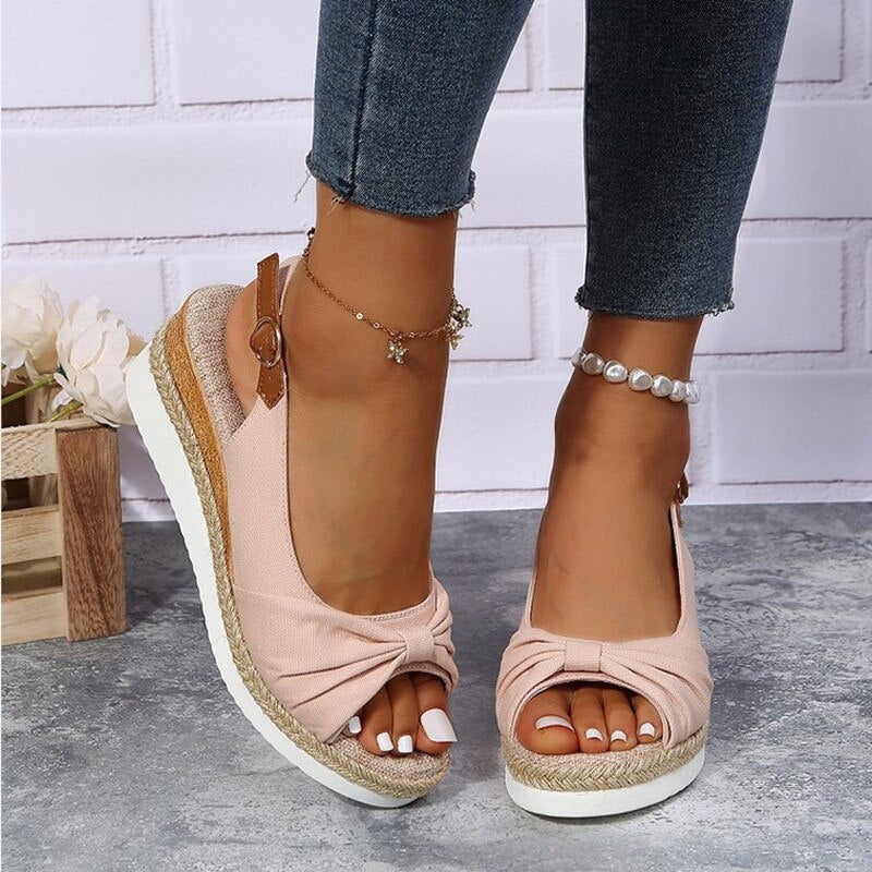 Candy | Cushioned Peep-Toe Sandals