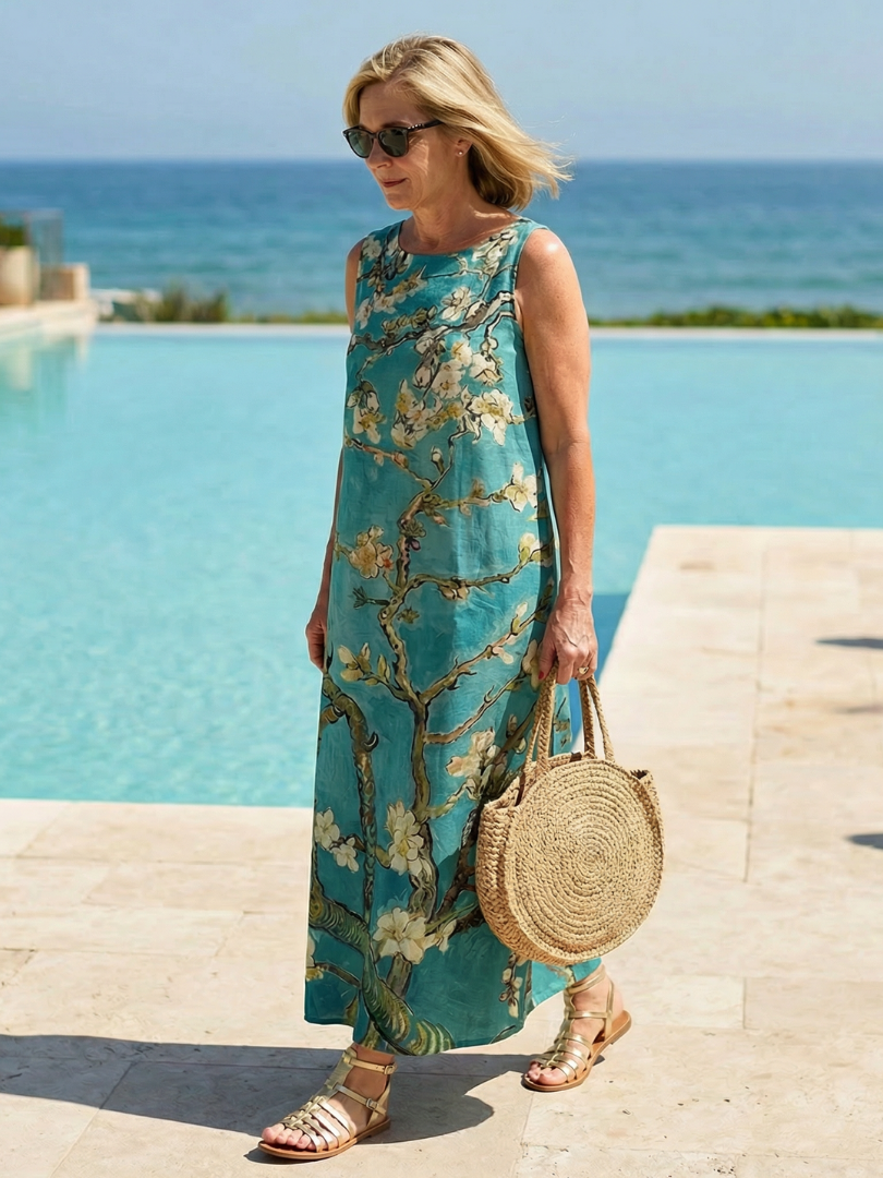 Romantic Date-Night Flowy Midi Dress