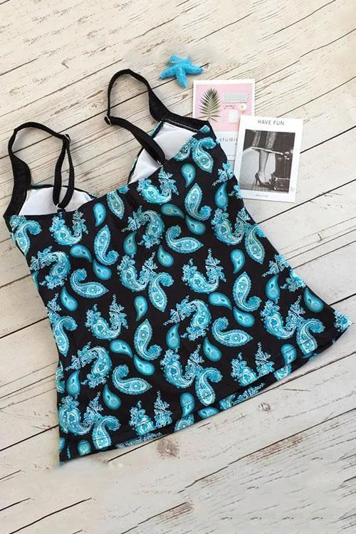 Cascada Paisley Tummy-Control Swimsuit