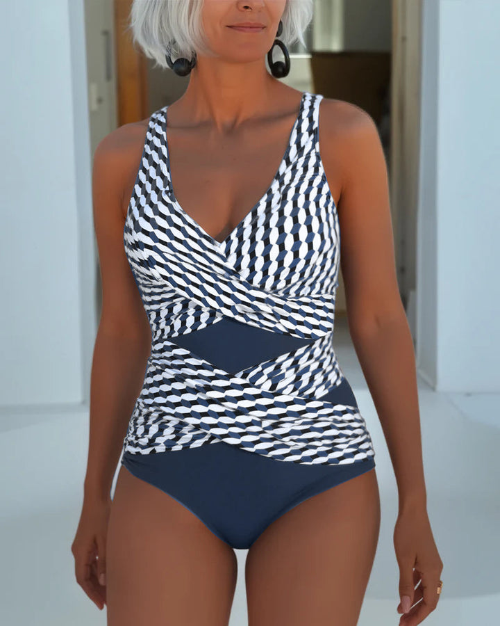 Rosalia Elegant Cross-Over Swimsuit