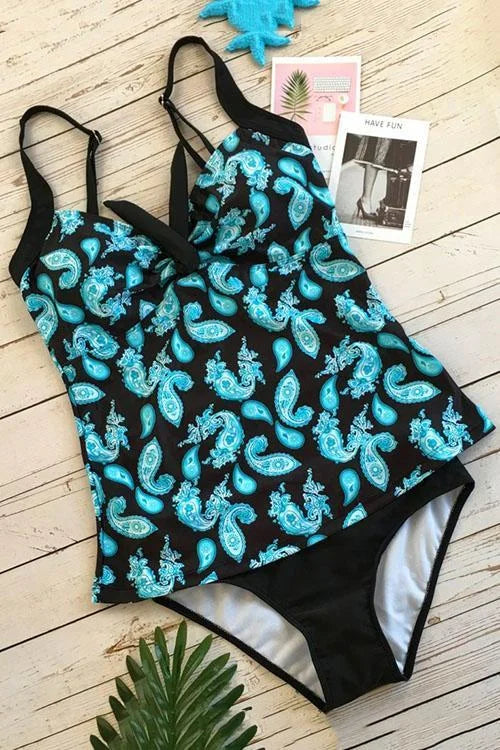 Cascada Paisley Tummy-Control Swimsuit