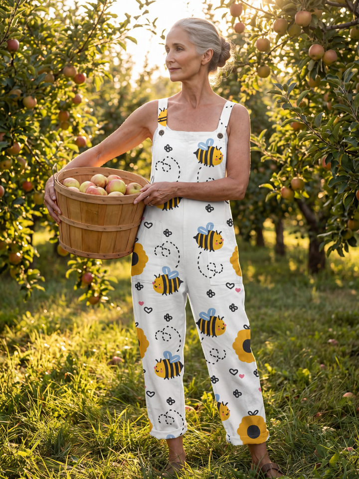 Garden Party Bee Floral Jumpsuit