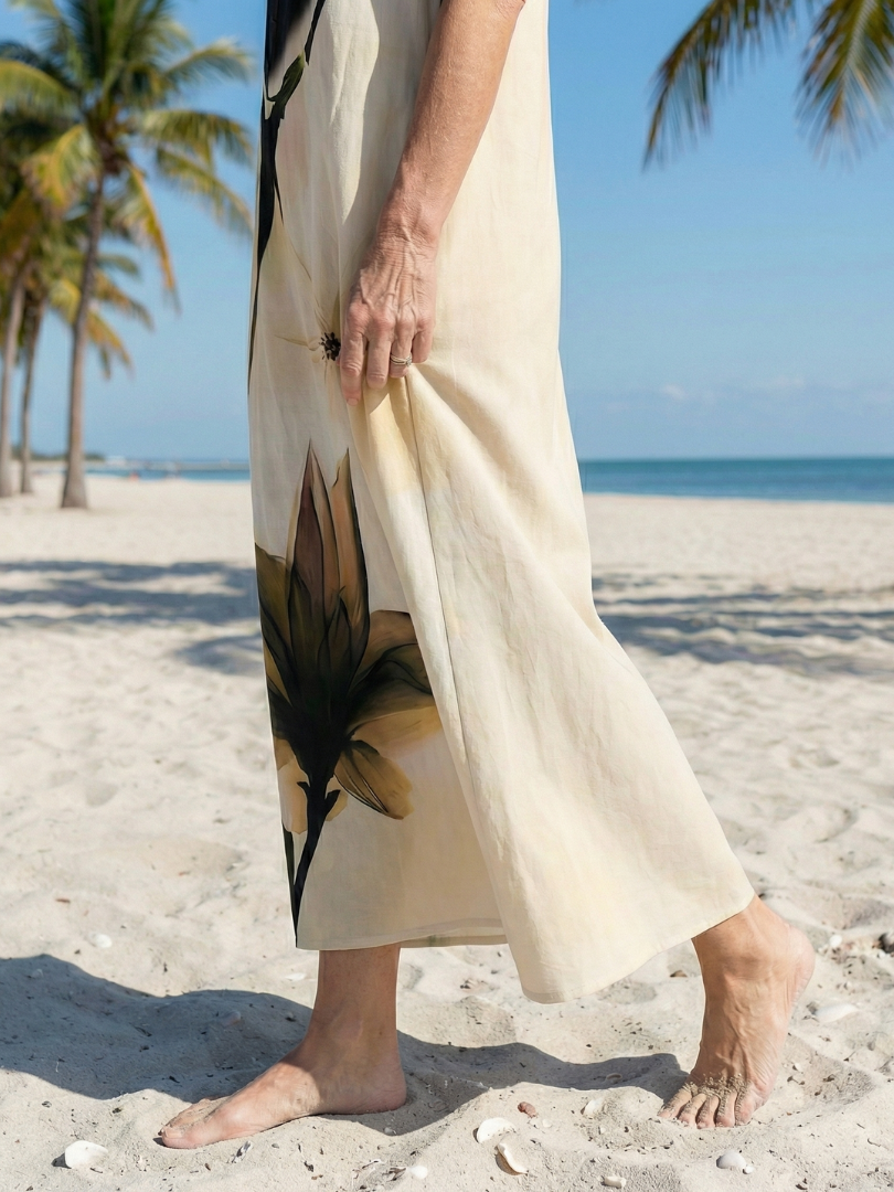 Romantic Autumn Date Night Maxi Dress