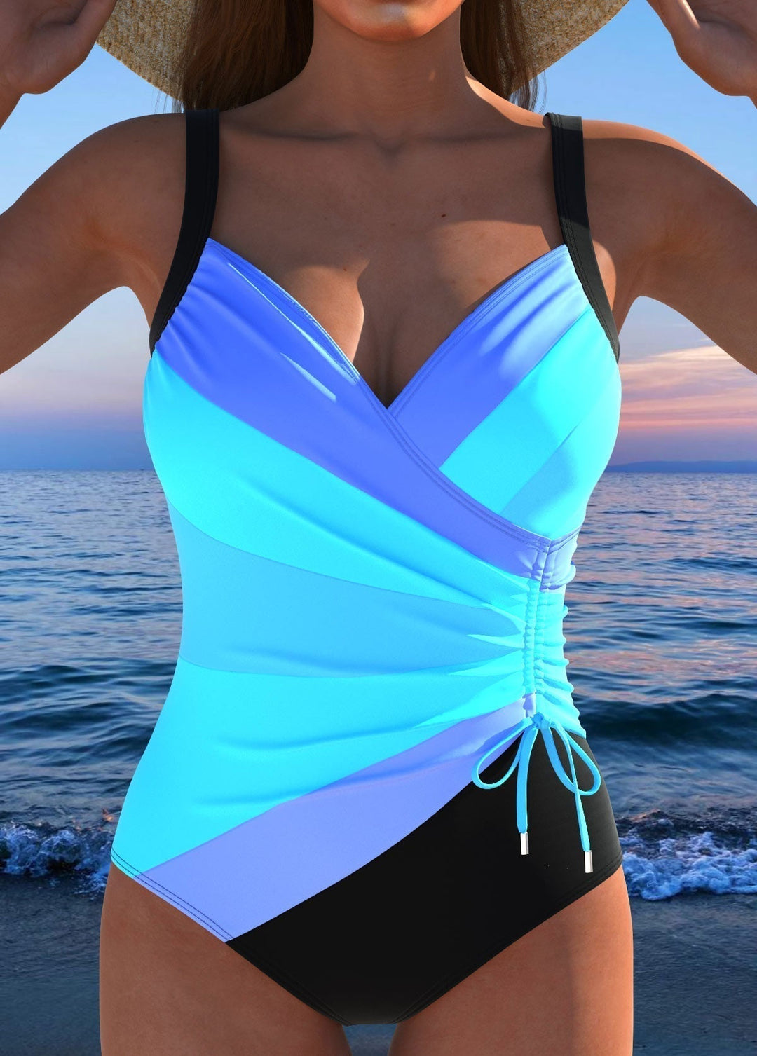 Luxe Swimsuit — Colorful Print