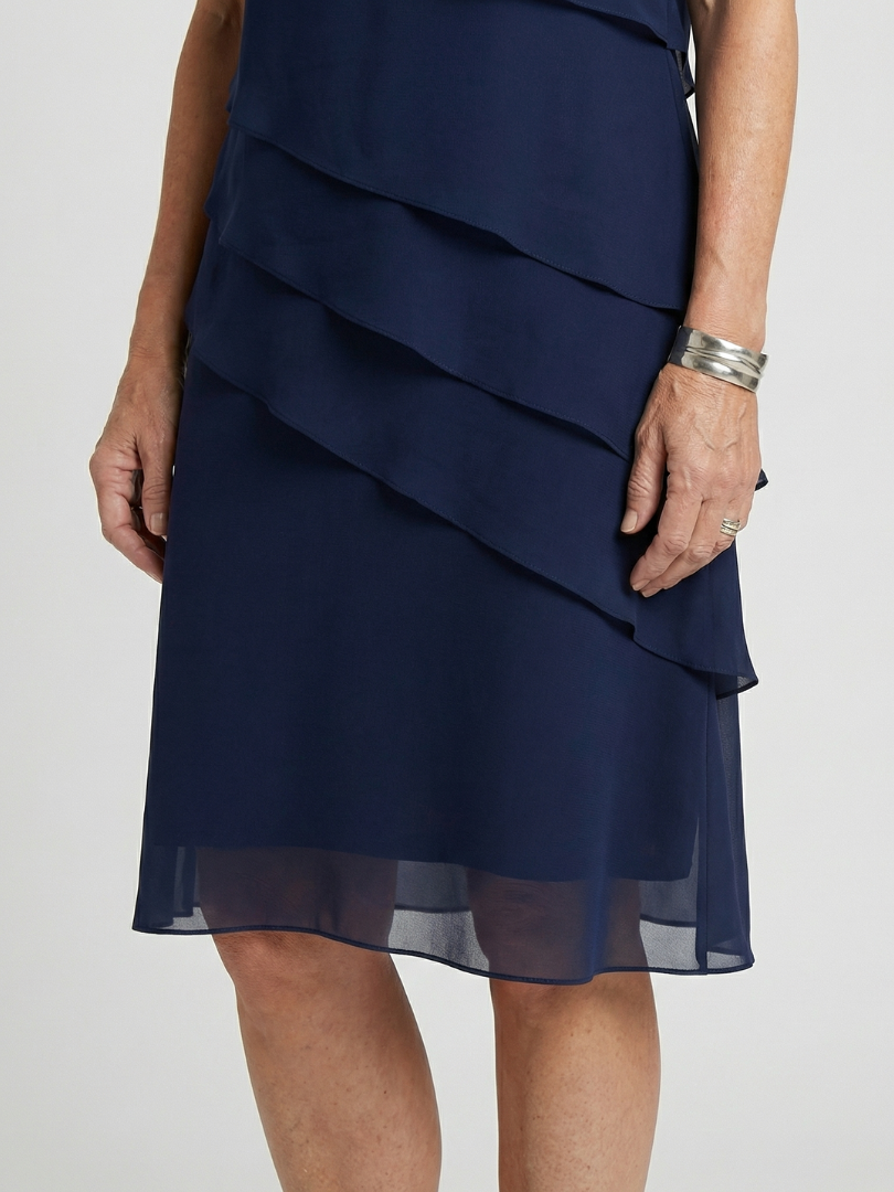 Confidence-Boosting Soft-Sculpting Knee-Length Sheath Dress