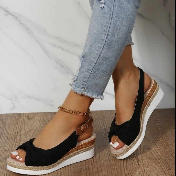 Candy | Cushioned Peep-Toe Sandals