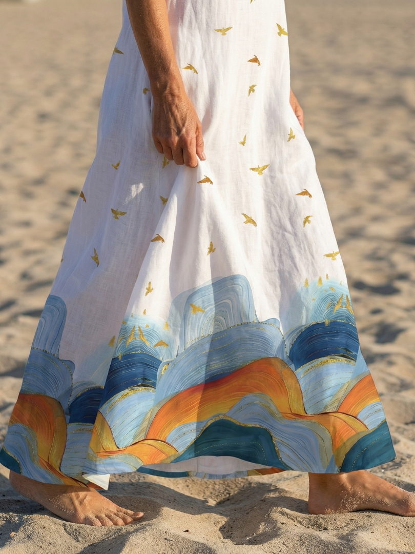 Effortless Clean-Line Day-to-Night Maxi Dress