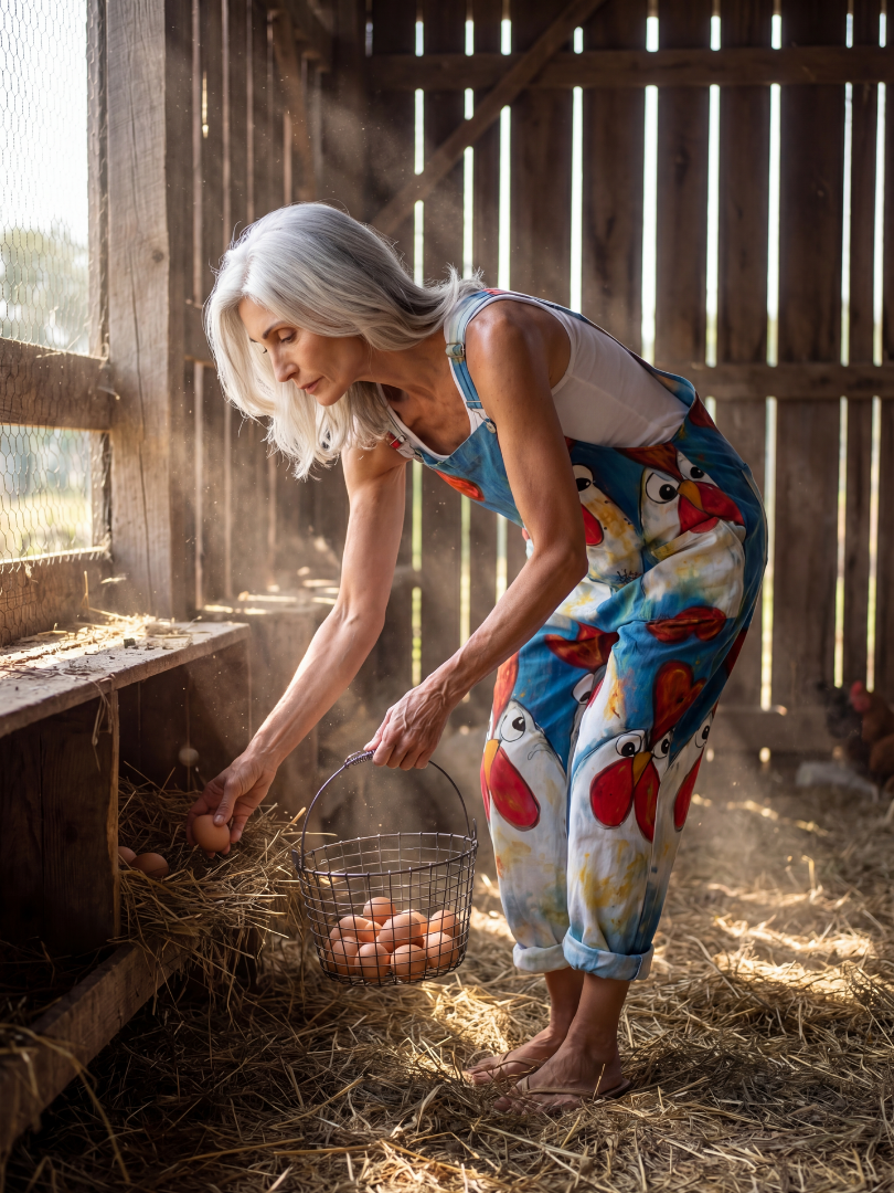 Brunch-Ready Playful Motif Jumpsuit