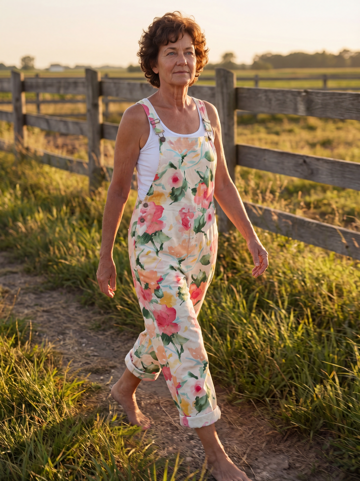 Garden Party Soft Floral Jumpsuit