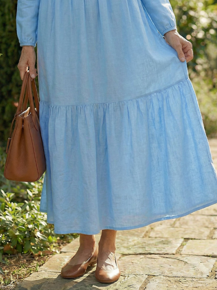 Romantic Garden Party Flowy Floral Dress