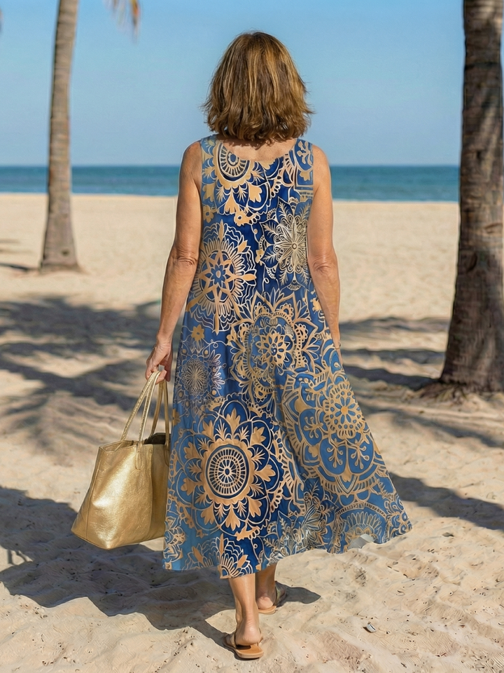 Garden Party Flowy Midi Dress
