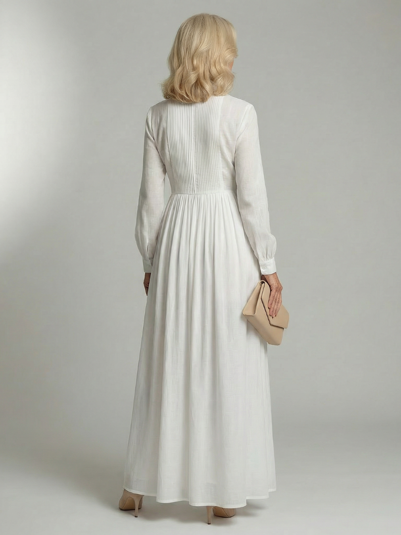 White Shirt Maxi Dress