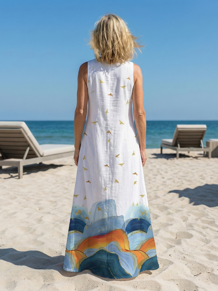 Effortless Clean-Line Day-to-Night Maxi Dress