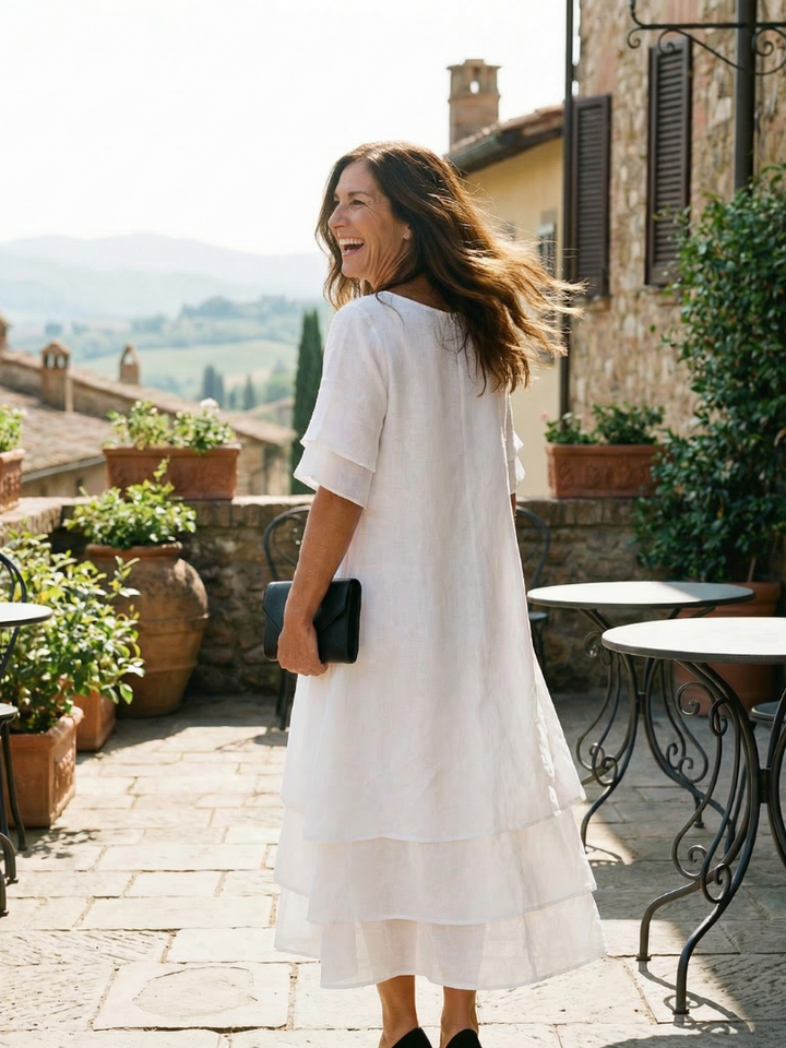 Romantic Soft Layered Date Night Dress