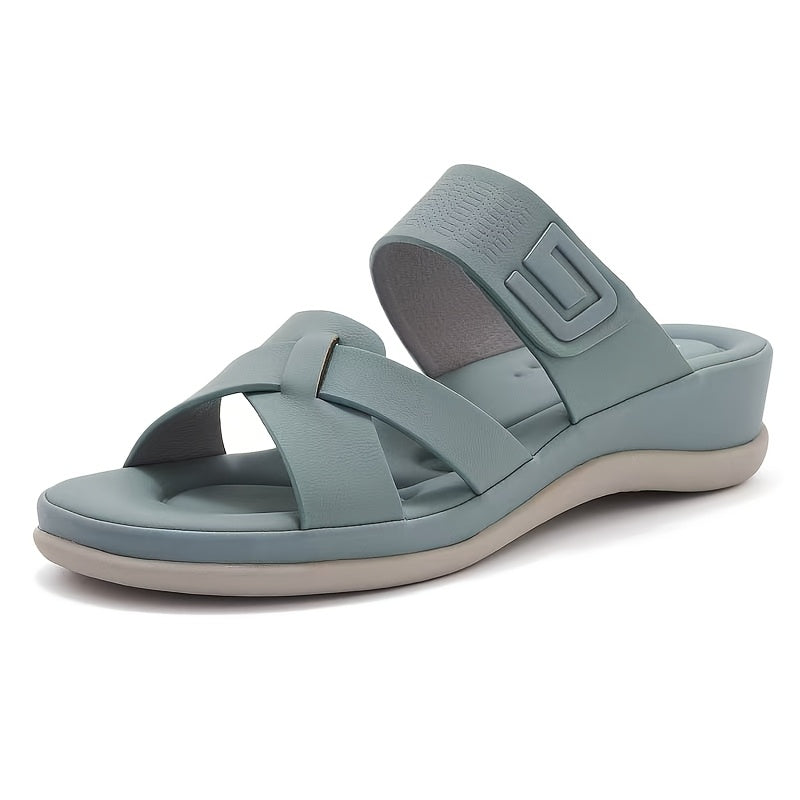 Iris | Cushioned Slip-On Sandals