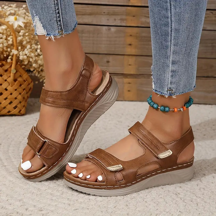 Randy - Orthopedic Leather Sandals
