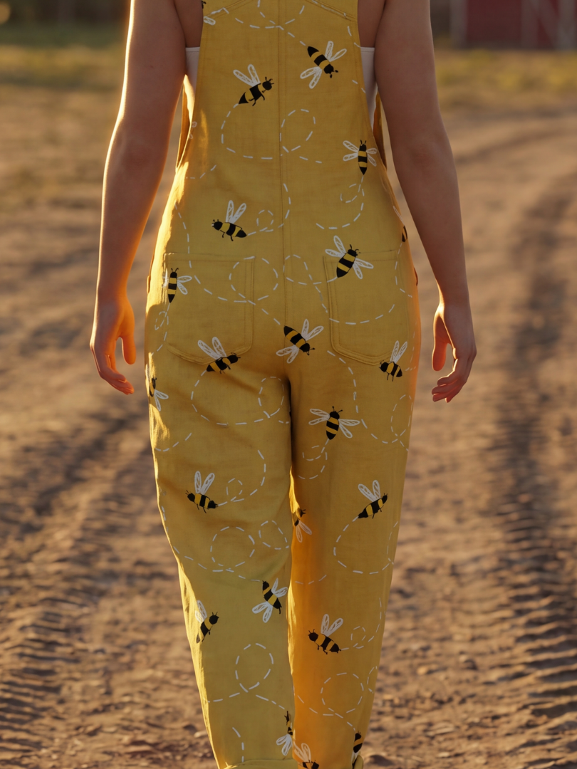 Effortless Garden Party Light Honeybee Jumpsuit