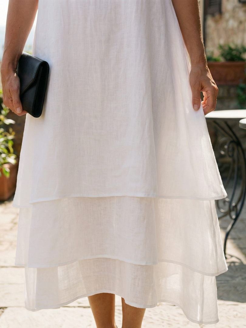 Romantic Soft Layered Date Night Dress