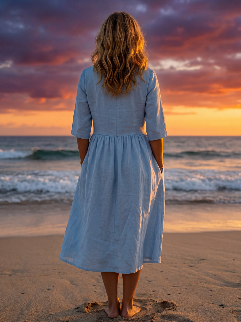 Graceful Wedding Guest Midi Dress