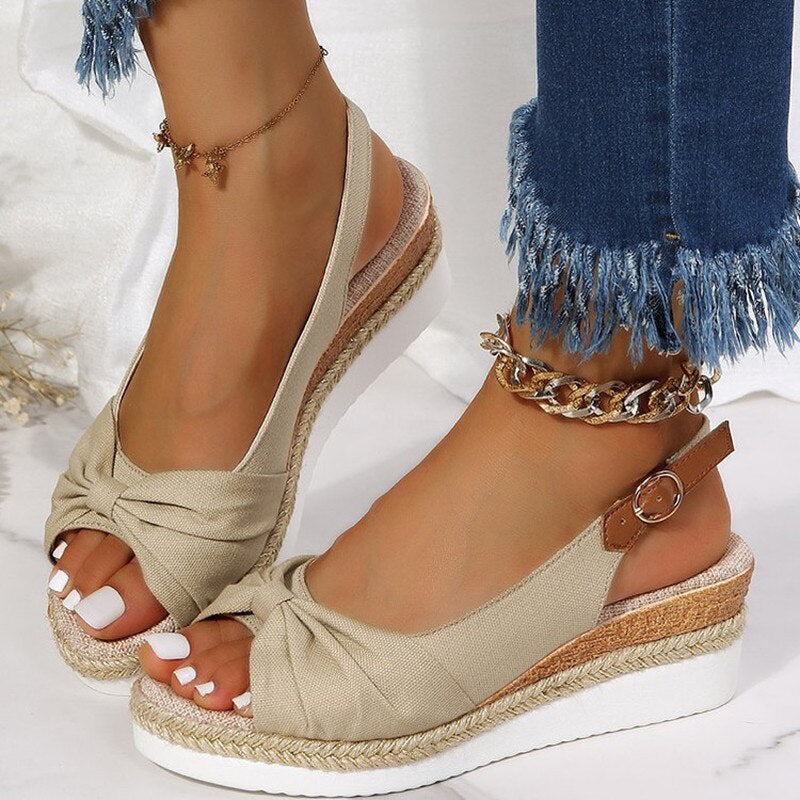 Candy | Cushioned Peep-Toe Sandals