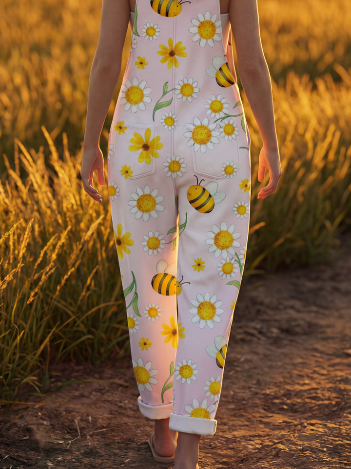 Effortless Garden-Party Floral Wide-Leg Jumpsuit