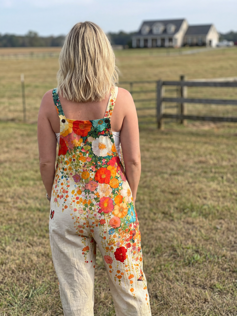 Effortless Garden Party Floral Jumpsuit