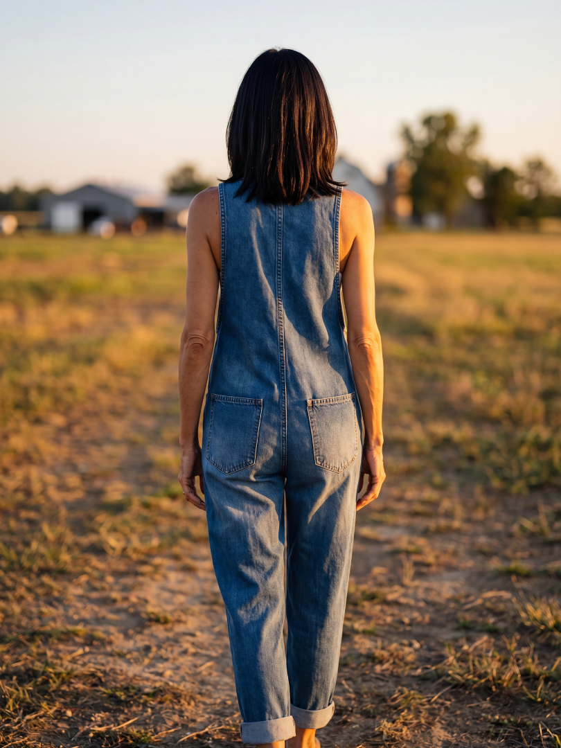 Brunch-Ready Rooster Print Jumpsuit