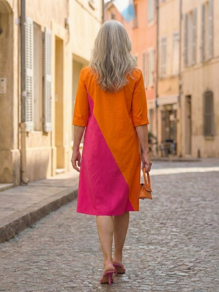 Effortless Sunday Brunch Flowy Day Dress