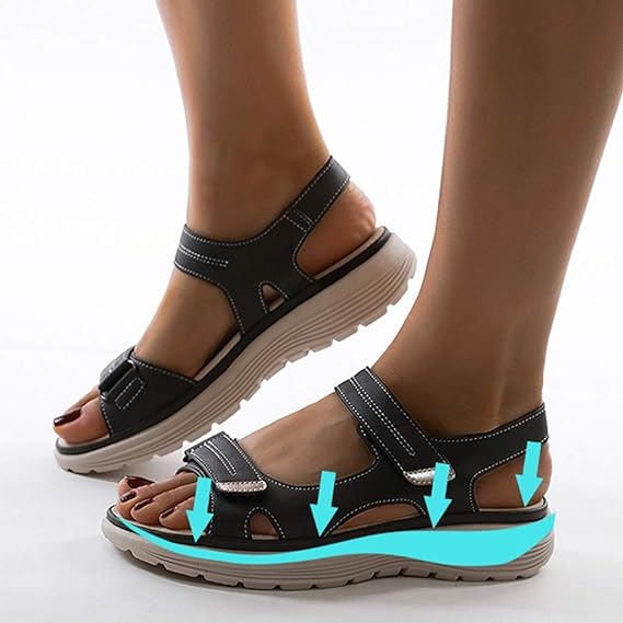 Randy - Orthopedic Leather Sandals