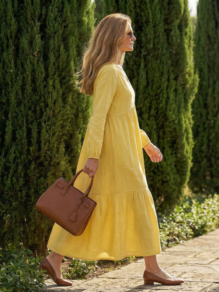 Romantic Garden Party Flowy Floral Dress