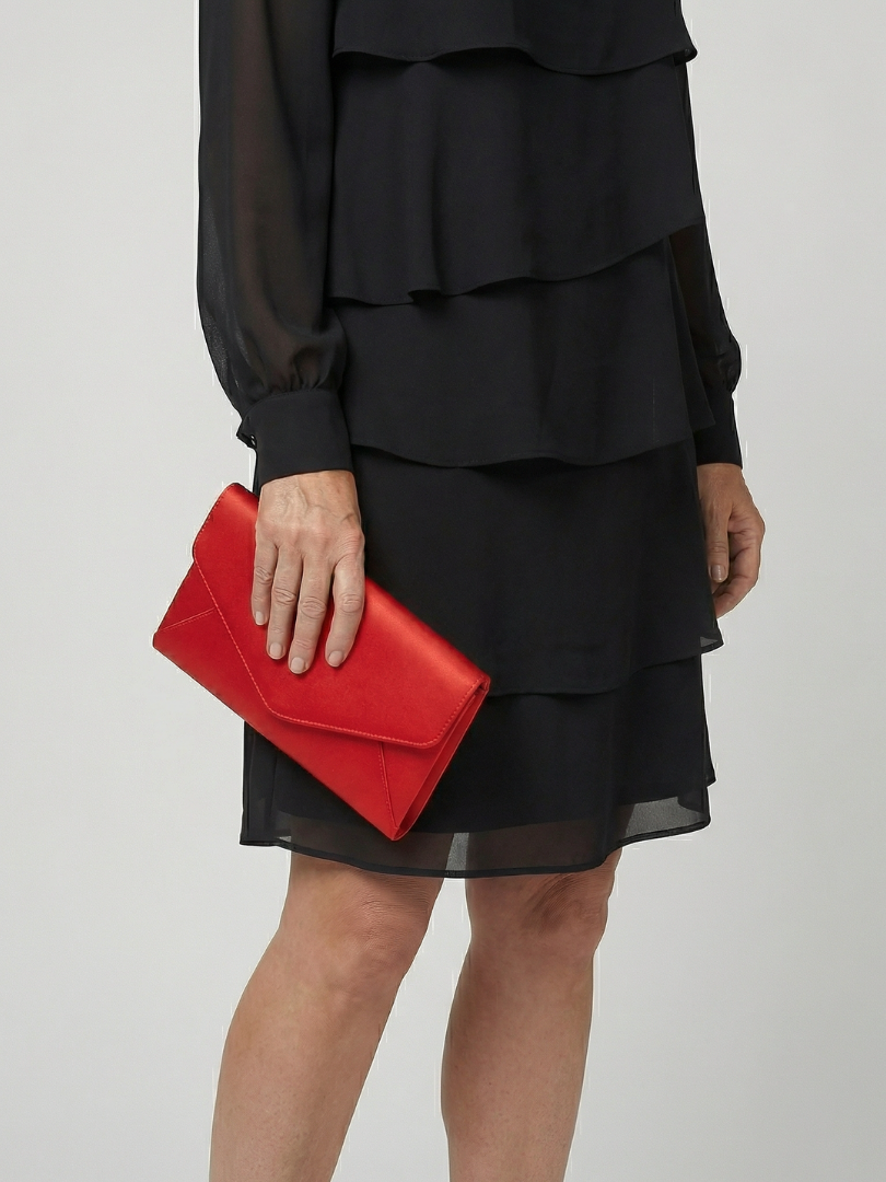 Desk-to-Dinner Layered Knee-Length Sheath Dress