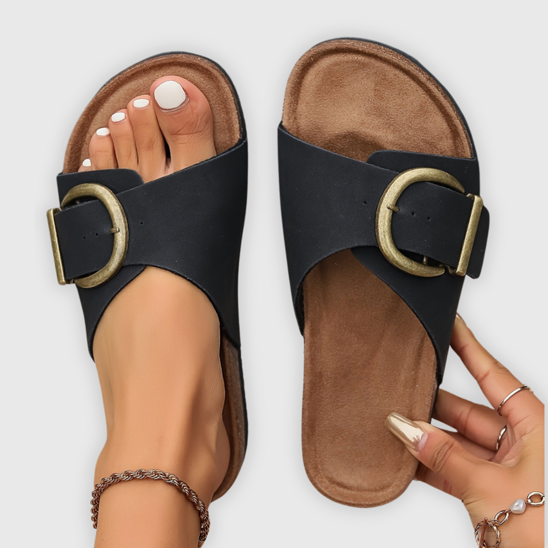 Aurora | Cushioned Slip-On Sandals