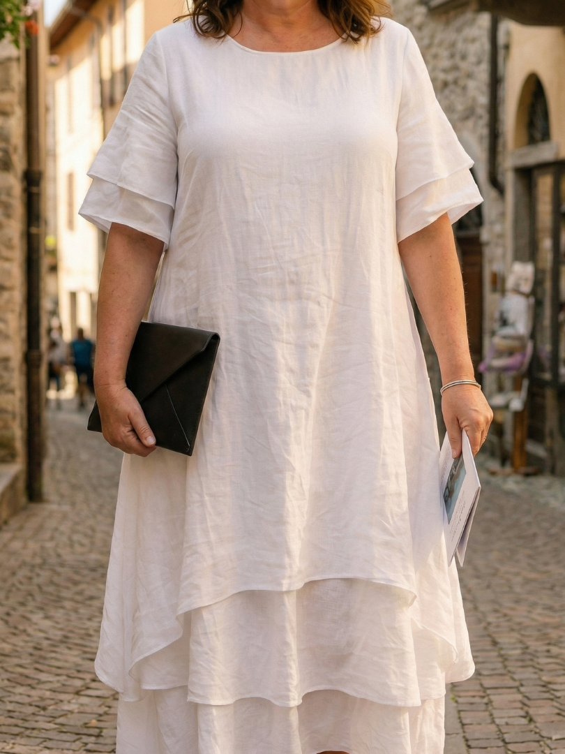 Romantic Soft Layered Date Night Dress
