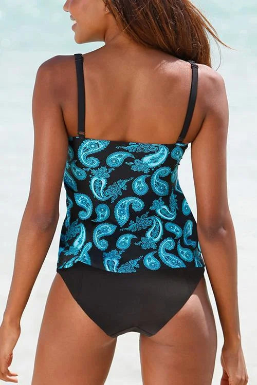 Cascada Paisley Tummy-Control Swimsuit