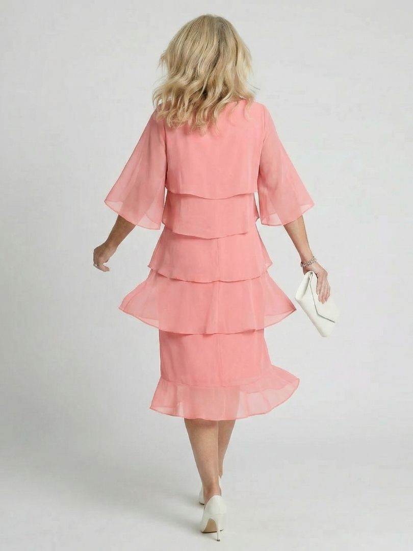 Tiered Midi Dress